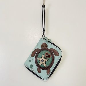 Chala • Vegan Leather Turtle Wallet Wristlet